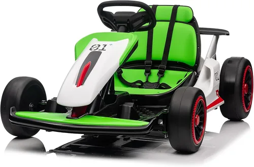 Vista 10 de Go Kart eléctrico de 24 V para niños a partir de 6 años o más Negro