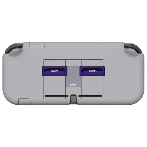 Vista 7 de eXtremeRate PlayVital Classics - Funda protectora estilo SNES para Nintendo Switch Lite, tapa dura para Nintendo Switch Lite Protector de pantalla