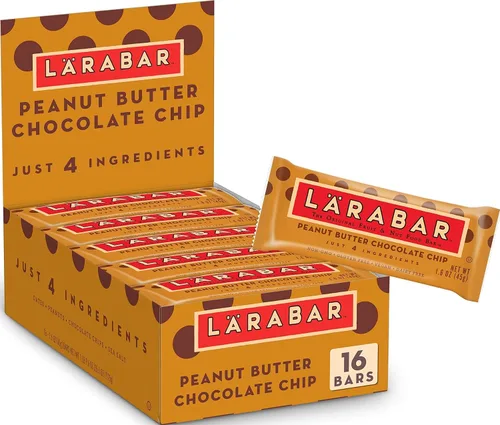 Vista 14 de Larabar - Mantequilla de maní con chispas de chocolate, barras de frutas y nueces sin gluten, 6 unidades Gluten-Free, Vegan, Dairy Free, Non-GMO