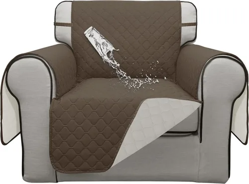 Vista 41 de ISSUNTEX Fundas de sofá de dos plazas con doble protección 100% impermeables para sala de estar, fundas para sofá de 2 cojines, protector de muebles