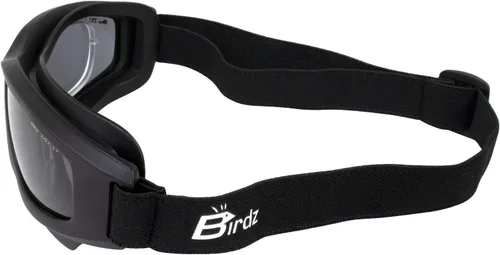 Vista 7 de Birdz 3 pares de gafas Flyer Extreme Sports Construcción Super Seal Gafas de seguridad – Lentes transparentes, ahumadas y amarillas con adaptador Rx
