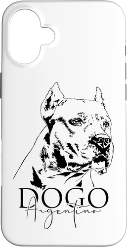 Vista 23 de Dogo Argentino Dog Portrait Dog Portrait Dogs Case for iPhone 17