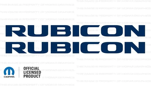 Vista 14 de Vinilo adhesivo gráfico del capó Rubicon/Adhesivo para calcomanías, compatible con Jeep Wrangler JK (2007-2018) Rosa bebé CSOFTPINK (Juego de 2)