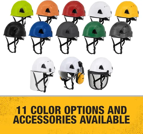 Vista 6 de DEWALT Type II Class C 4-Point Ratcheting Vented Safety Helmet