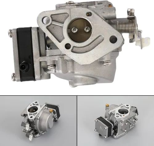 Vista 8 de Carburador para Tohatsu & Nissan 8HP 9.8hp M9.8 NS9.8 2-stroke Boat Motor motores carbs, Ref No.3B2-03200-1 3K9-03200-0 3G0-03200-0 3B2032001