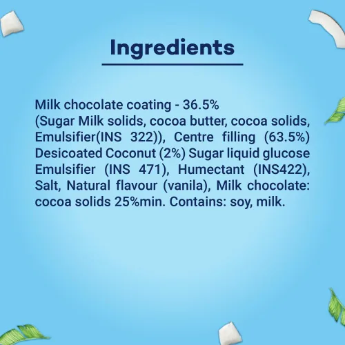 Vista 5 de Bounty Barra de coco cubierto de chocolate con leche por Mars, (barras de 0.85-2.01 oz por caja)