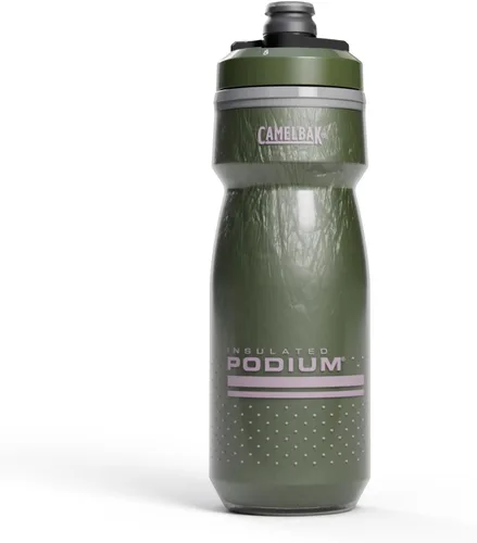 Vista 18 de CamelBak Podium Chill Bike - Botella de agua aislada para apretar, color negro, 21 onzas