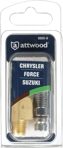 Vista 8 de Attwood 8885-6 Accesorios de depósito de combustible — para motores de fuerza, Chrysler, Suzuki (menos de 75 HP), marines de EE. UU., Sears, y ESKA