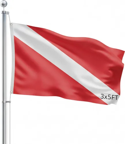 Vista 59 de Bandera para exteriores de SSK de poliéster resistente al clima por ambos lados. Tamaño grande: 3 pies por 5 pies, camuflaje (Army Star (Camo))