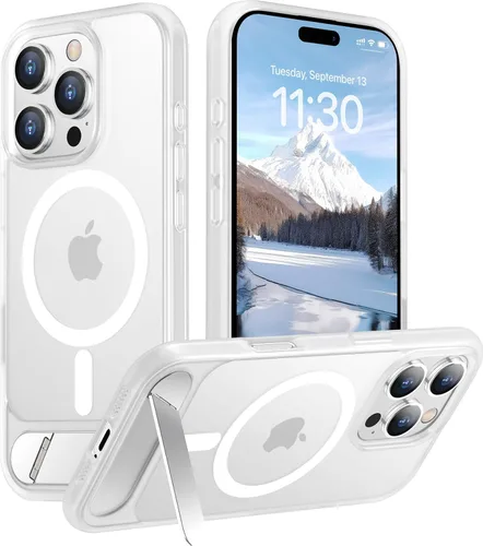 Vista 210 de Funda para iPhone 11 con compatibilidad magnética, [Soporte invisible incorporado][Compatible con MagSafe]