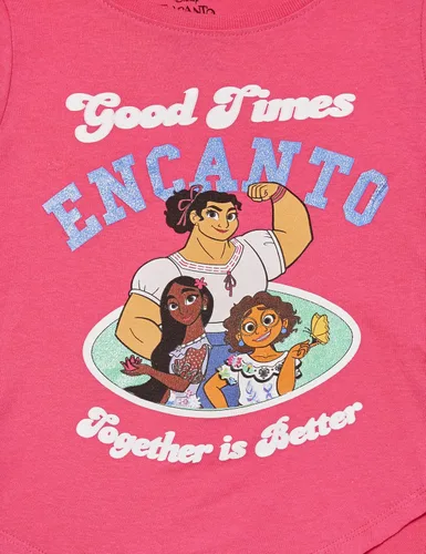 Vista 2 de Disney Girls Encanto Girls 3 Pack T-Shirt Bundle Set - Girls 4-16