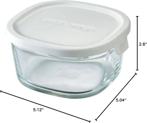 Vista 14 de iwaki KN3240H-W Contenedor de almacenamiento, Pack & Range, Profundo, Pequeño, Mini, 19.6 fl oz (18.6 fl oz), Blanco, Congelador, Horno, Rango