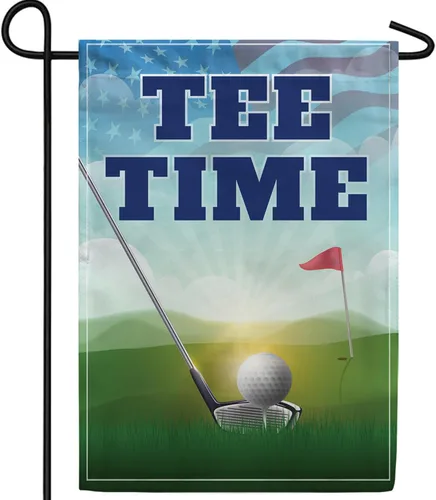 Vista 11 de Howl In One Golf Dog Pun Garden Flag 12.5" x 18" Double Sided Canine Golf