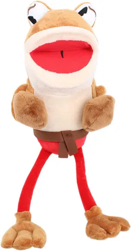 Vista 3 de Figura de muñeca de peluche de la rana 2 piezas