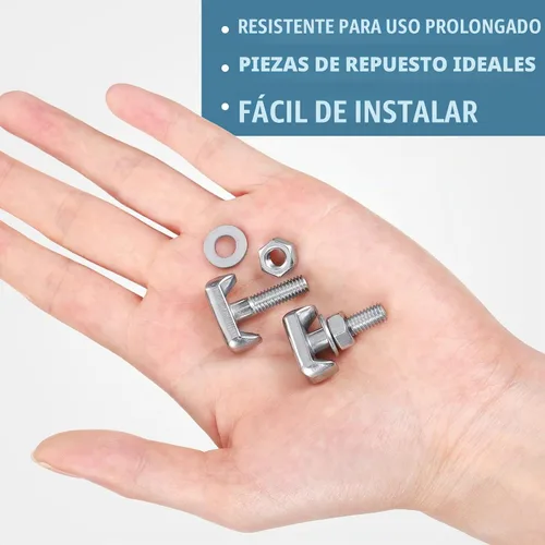 Vista 7 de Tallew - Kit de 8 tornillos en T para terminales de batería, compatible