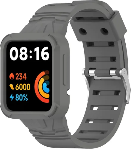 Vista 12 de Senter Correa de repuesto de goma para reloj Redmi 2 lite/MI Watch Lite 2/MI Watch Lite/Redmi 2/Redmi Smart Watch, funda protectora resistente