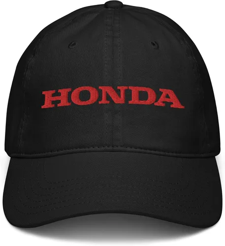 Vista 2 de Honda Gorra de béisbol ajustable con logotipo de texto, Azul marino