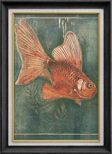 Vista 36 de MUDECOR Lienzo enmarcado prémium para pared, pinos nevados en bosque de invierno, ilustraciones modernas, arte contemporáneo, escénico, divertido
