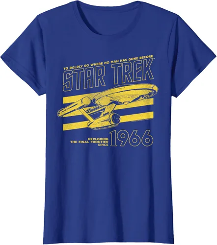 Vista 35 de Star Trek: The Original Series Enterprise '66 Collegiate Camiseta Negro