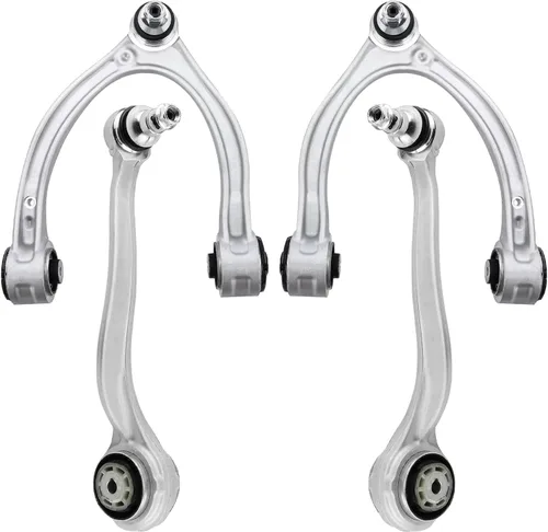 Vista 141 de Detroit Axle - 4 piezas de brazos de control traseros para Ford C-Max, Focus, Mazda 3 5, Volvo C30, C70, S40, V50, 4 brazos de control superiores e