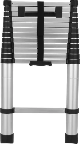 Vista 9 de RecPro Escalera telescópica RV de 12.5 pies compatible con unidades preparadas Lippert On-The-Go