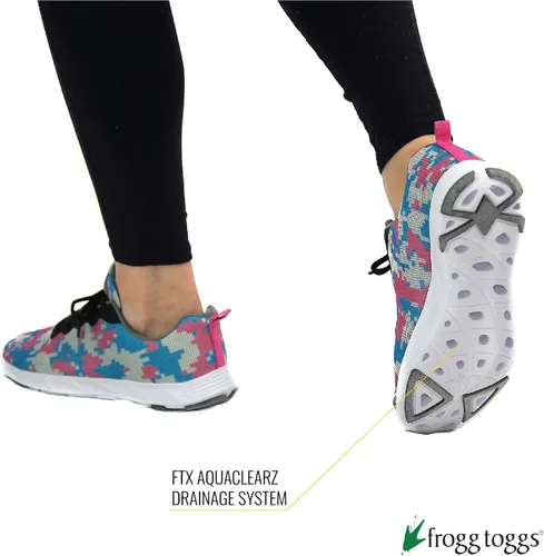 Vista 3 de Shortfin Premium - Zapatos deportivos de secado rápido con drenaje de agua para mujer