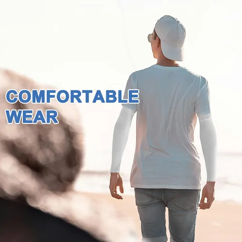 Vista 7 de beister 63 pares de mangas de enfriamiento con protección UV para mujeres y hombres, protector solar largo protector para ciclismo