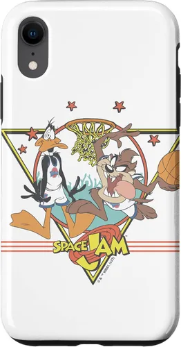 Vista 8 de Funda para iPhone 14 space jam Daffy Duck & Taz Retro Stars Basketball Team