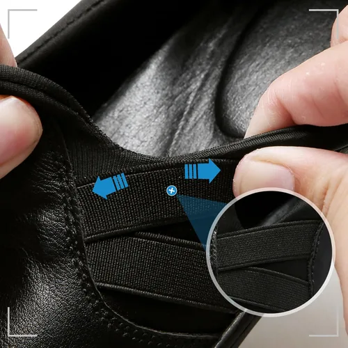 Vista 5 de UZB Mocasines ortopédicos para mujer, zapatos cómodos y casuales de vestir con espuma viscoelástica