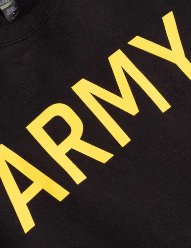Vista 5 de ARMY PT - Sudadera de manga larga con cuello redondo y forro polar militar de Estados Unidos