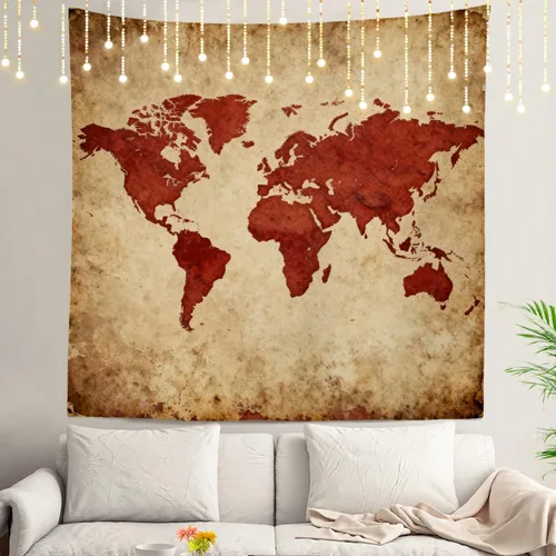 Vista 93 de Shrahala Tapiz de pared de hojas de arce otoñal, hojas rojas llameantes, fondo negro, tapiz grande para colgar en la pared, tapiz decorativo