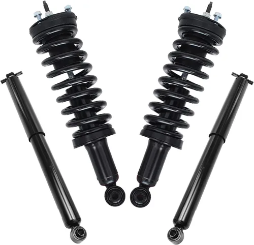Vista 49 de Detroit Axle - Puntales y Amortiguadores para Chevy Traverse Buick Enclave GMC Acadia Saturn Outlook 2007-2012, 2 puntales delanteros con resorte