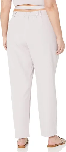 Vista 5 de The Drop Abby Pantalón frontal plano para mujer