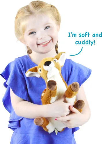 Vista 3 de TigerHart Debbie The Baby Deer - Peluche de 10 pulgadas