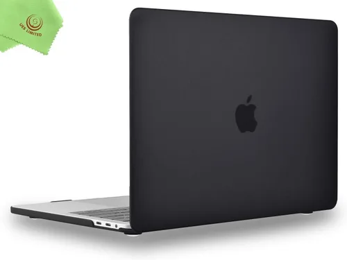 Vista 66 de UESWILL Estuche rígido mate suave compatible con MacBook Pro de 15 pulgadas con Touch Bar y USB-C de 2016-2019, modelo A1990 A1707, negro