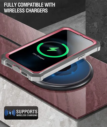 Vista 6 de Poetic Guardian Series - Funda para iPhone 12 mini de 5.4 pulgadas, híbrida de cuerpo completo, reforzada a prueba de golpes, resistente
