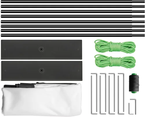 Vista 12 de VEVOR Pantalla de cine para exteriores con soporte, pantalla de película portátil de 150 pulgadas, pantalla de proyector de gran angular HD 16:9