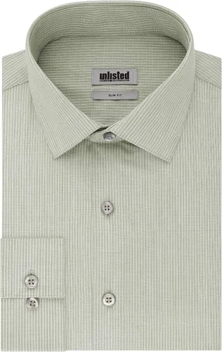 Vista 21 de Kenneth Cole - Camisa de vestir para hombre, corte ajustado, cuadros y rayas (estampadas)