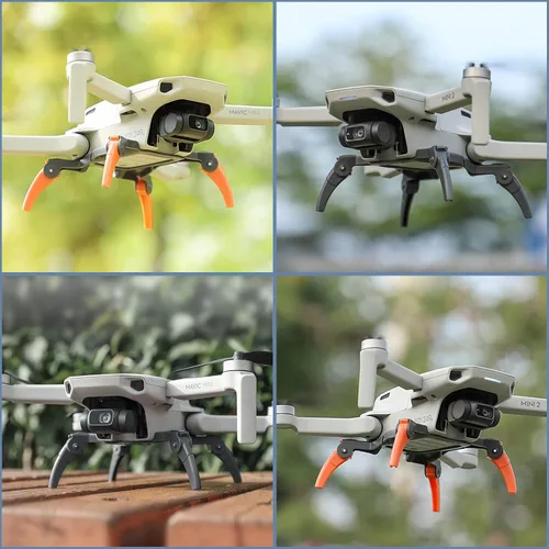 Vista 6 de O'woda Tren de aterrizaje plegable para DJI Mini 2 SE/Mini 2/Mini 4K/Mavic Mini/SE Drone Peso ligero de liberación rápida extendida Aumentar