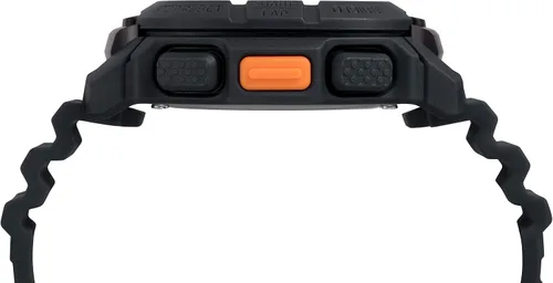 Vista 2 de Timex Reloj Command de 1.850 in con correa de silicona para hombre, Gris, Militar