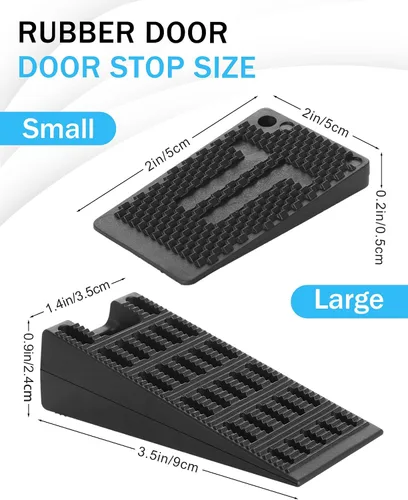 Vista 2 de Niveladores de muebles – Cuñas de nivelación de goma apilables para puerta para mesa tambaleante, silla, fijación de gabinete, uso en interiores