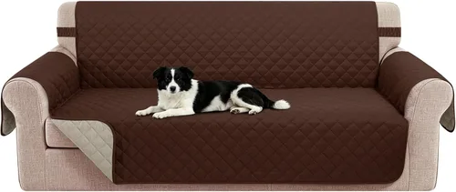 Vista 41 de Fundas para Silla Reclinable Reversibles Funda de Sofá para Mascotas Protector de Muebles Lazy Boy (Silla 23'', Beige/Beige)