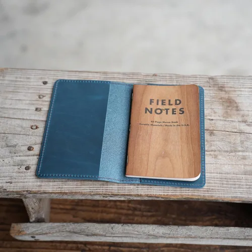 Vista 2 de JJNUSA Moleskine Cahier - Funda de piel envejecida para cuaderno de chequera, tamaño de bolsillo, 3.5 x 5.5 pulgadas, bloc de notas recargable