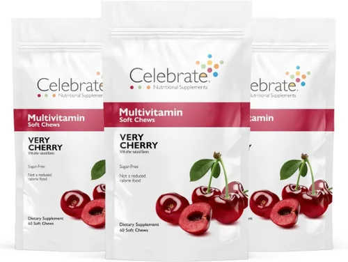 Vista 10 de Celebrate Vitamins Bariatric Multivitamin Soft Chews – Vitaminas y minerales esenciales, sin azúcar ni gluten – Bypass gástrico y suplemento