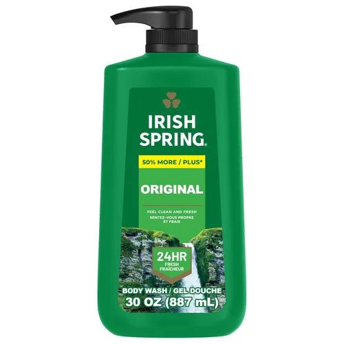 Vista 14 de Irish Spring Gel de Ducha 5 en 1 para Hombres, Gel de Ducha para Hombres, Te Mantiene Fresco y Limpio por 24 Horas, Acondiciona y Limpia Cuerpo