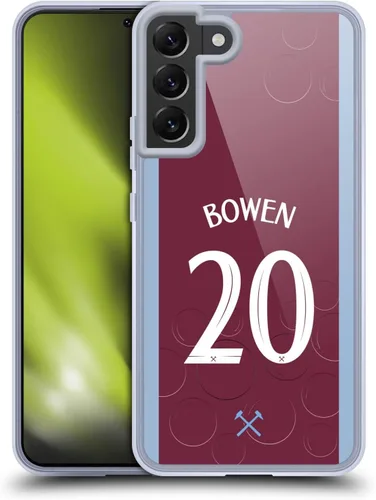 Vista 18 de Head Case Designs Officially Licensed West Ham United FC James Ward-Prowse 2023/24 Players Home Kit Gel Case [Military Grade Protection] Compatible