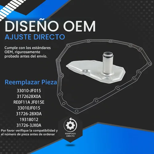 Vista 3 de RE0F11A CVT Kit de juntas de cárter de aceite de filtro
