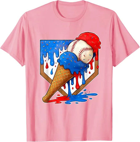 Vista 29 de Camiseta de béisbol desgastada para niños y jóvenes