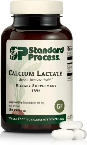 Vista 8 de Proceso estándar - Lactato de calcio en polvo - Salud ósea y apoyo inmunológico - Suplemento de calcio y magnesio para la fuerza ósea y salud