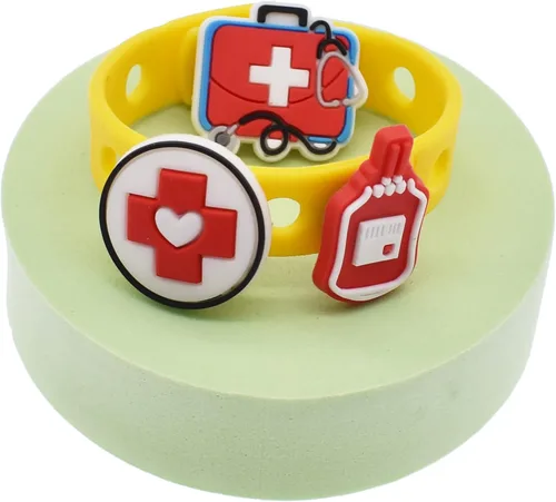 Vista 6 de Pabucle Colgantes médicos para zapatos papacharmsnuevo mexicano con hebilla de clip, dijes para zapatos papacharms, hombres y mujeres, decoración